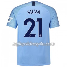 Fotbalový Dres Manchester City Silva 21 Domácí 2018/19
